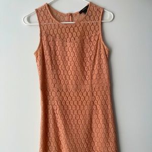 Small Light Pink Lace Dress